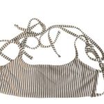 Kendall + Kylie Bikini Top - White, Black & Gold Size Small Photo 2