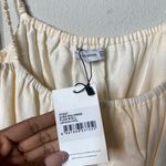 Faithfull the Brand NWT  Linen Cut-Out Mini Dress Zuma Size 10/XL Photo 3