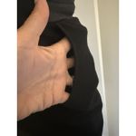 Stripe Womens Medium Tie Belted Coastal Preppy Nautical Black White Size 8 Photo 4