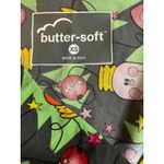 Womens Butter Soft Christmas Holiday Light Blub Medical Scrubs Size XS Uniform Black Photo 2