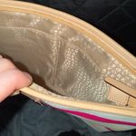 Kate Spade  Adrienne Bondi Road Pink and Cream Striped Clutch Photo 8