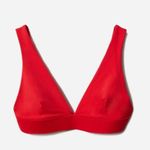 Everlane Triangle Red Bikini Top Large Swim Beach Photo 1