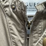 Guess Vintage Y2K 100% Cotton Bomber Lightweight Zip Tan Brown Jacket Size Small Photo 12