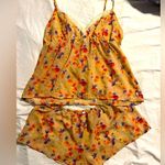 Gilligan & O’Malley Floral Satin Pajama Set Photo 1