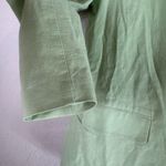 Camila Coelho  Linen Blend Mint Green Adam Blazer Size S Photo 6