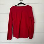 Sonoma  Women’s Medium Red Everyday Tee Longsleeve Photo 2