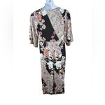 Jaase Anthropologie  Floral Boho Romper Medium Wide Leg Bell Sleeve Photo 8