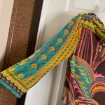 iCe Bold Multicolor Boat Neck 3/4 Sleeve Dress 4 Photo 3