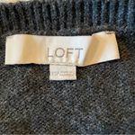 Loft Grey Wool Blend Long Sleeve Crew Neck Sweater Extra Small Petite Photo 91