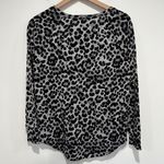 EXPRESS Black Leopard Pullover Sweater Top Size Small Photo 3
