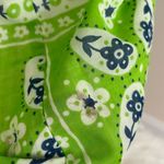 Vintage 60’s Bob Atkinson Lime Green Bandana print Mini Dress S Photo 5