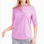 Southern Tide Gameday Intercoastal Hadley Popover Shirt. Linen Size S Photo 4