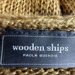 Wooden Ships  Mohair Wool Sweater V Neck Pullover Oversized Knit Mustard M/L Photo 1
