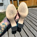 Nine West  Blue Pink Python Print Ola Sandal‎ Size 7.5 Photo 2