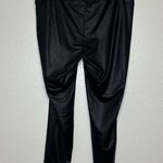 Seven7 Black Faux Leather Ultra High Rise Sculpting Leggings Photo 7