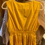 SheIn Yellow Ruffle Peplum Flowly Tank Top Photo 1