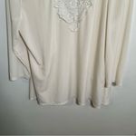 Emma & Olive Open Front Cascade Cardigan White Lace XL Photo 5