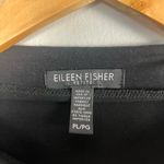 Eileen Fisher  black mock neck long sleeve dress size petite large Photo 1