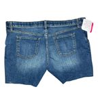 Isabel Maternity by Ingrid & Isabel Side Panel Women Jean Midi Short US 16 NWT Blue Photo 3