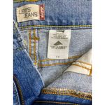 Levi's Vintage Boho Denim Ruffle Skirt Size 11 Mixed Print Tartan Plaid Stretch Photo 6