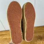 Superga  Leather Leopard Print Brown Sneakers Woven Espadrille Platform 36 / 5.5 Photo 4
