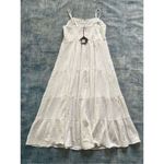 Knox Rose  White  Boho Farmhouse Tiered Maxi Dress Women's XL Photo 1