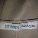 ZARA M Boho Pullover Tan Short Cuffed Sleeve Mini Dress Photo 2