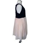 Torrid Tule Skirt Skater Dress Colorblock Sleeveless Pink and Black size 14 Photo 3