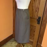 Vintage 90s mocha midi skirt Photo 5
