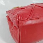 Fendi  Pasta Red Leather Mini Handbag EUC Photo 5