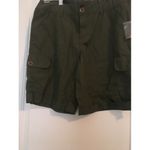 Faded Glory  Women's Shorts Green Casual Pockets Size 8 Photo 2