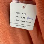 PBJ Blues Orange Acid Wash Denim Collar Button Front Tunic Sweater Large Photo 9