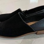 Lucca Lane Tabby Suede Slip On Loafers Women's 6.5M Black Leather Flats Classic Size 6.5 Photo 2