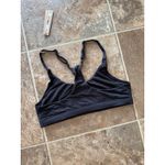SKIMS Fits Everybody Racerback Bralette Onyx Size Small Photo 7