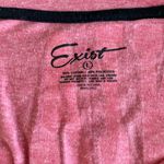 Exist Heather Pink Virginia Beach V Neck Long Sleeve Tee Shirt Size Large Photo 4