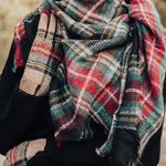 Winter Warm Plaid Blanket Scarf Shawl Multiple Photo 2