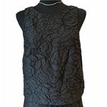 Julia Jordan Black Textured Dress NWT | 6 | Floral Sheath | Formal Embossed Look Photo 4