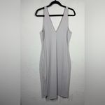 Aritzia Babaton Contour V Neck Midi Dress Size Large Photo 3