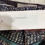 Sea New York Purple/Multi Silk Flounce Jumpsuit Size 2 Photo 8