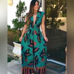 Farm Rio  Macacão Farm Revoada Rainbow Linen Blend Jumpsuit Photo 1