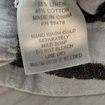 St Tropez West Womens M Linen Blend Pants Striped Relaxed Vacation Cruise Beach White Size M Photo 3