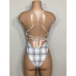 New. New. Dolce Vita plaid swimsuit. Small. Black Photo 8