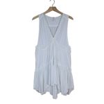 Free People  Womens M Paris Mini Dress Tunic in Ivory White Photo 1