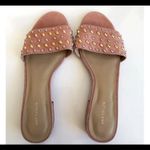 Ann Taylor  Pink Suede Studded Sandals 8.5 Photo 5