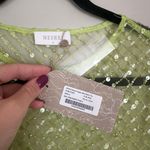 Meshki NWT Sequin Mesh Short Sleeve Crop Top Photo 6