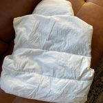White Puffer Vest Photo 1