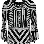 Alice + Olivia Jae Sequin Fitted Midi Gown Dress Photo 9