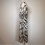 Oleg Cassini Vintage  100% Silk One Shoulder Abstract Column Dress Women’s Size 6 Photo 4