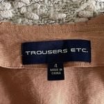 Trousers Etc. Fashion Jacket/Blazer. Size‎ 4. Terracotta w/gold shimmer. Ruffles Gold Photo 5