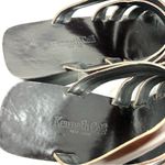 Kenneth Cole strappy leather slides, size 7.5, made in Brazil Photo 6